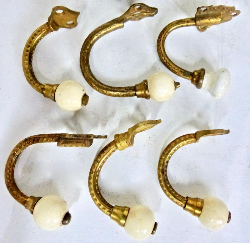 Hardware 19 Brass wall hooks | Scott Landon Antiques and Interiors.