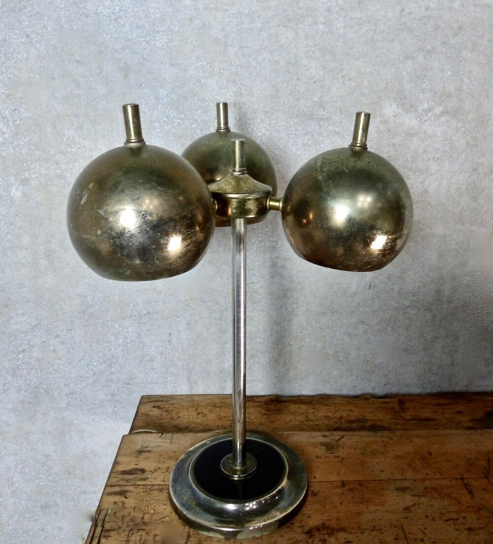 Mid-Century Modern Tri-Light Table Lamp | Scott Landon Antiques and Interiors.