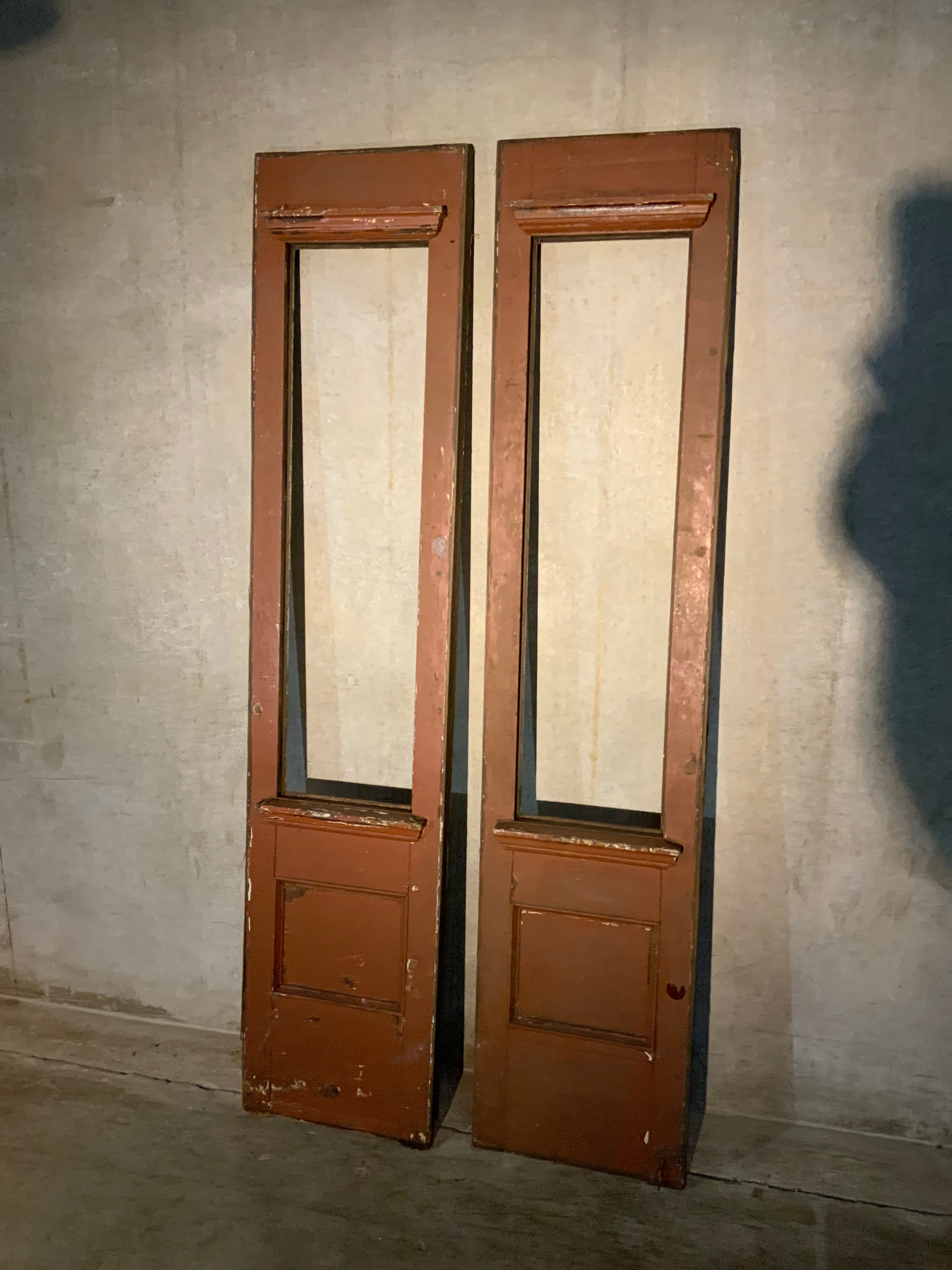 1910 Pair of fir side doors