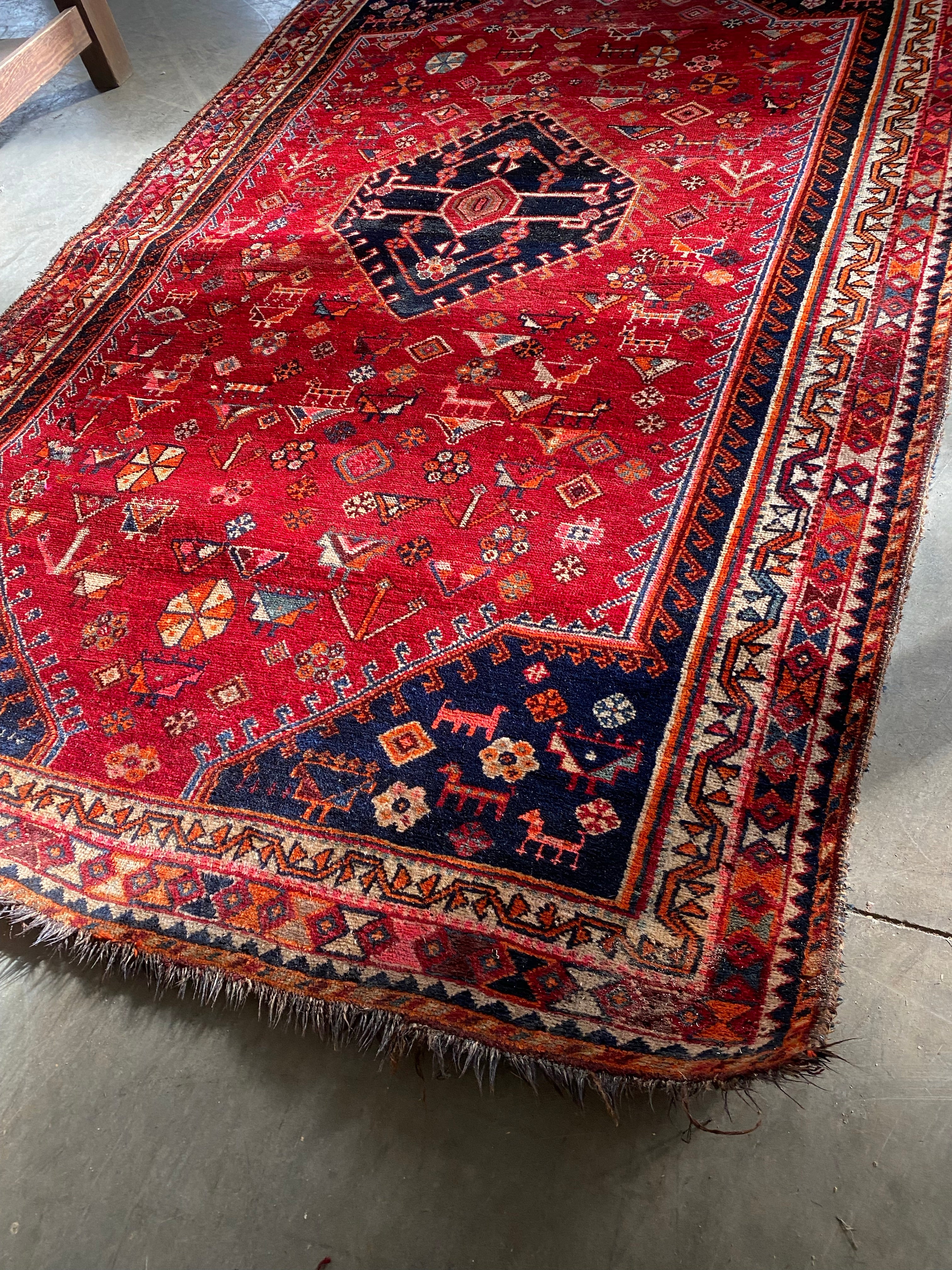 1950 Turkish tribal wool rug | Scott Landon Antiques and Interiors.