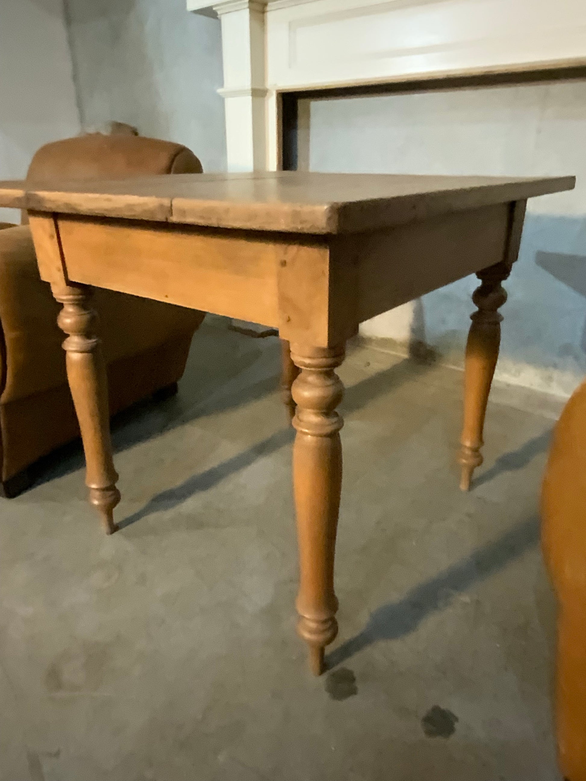 1880 pine. Country side table from Ontario. | Scott Landon Antiques and Interiors.