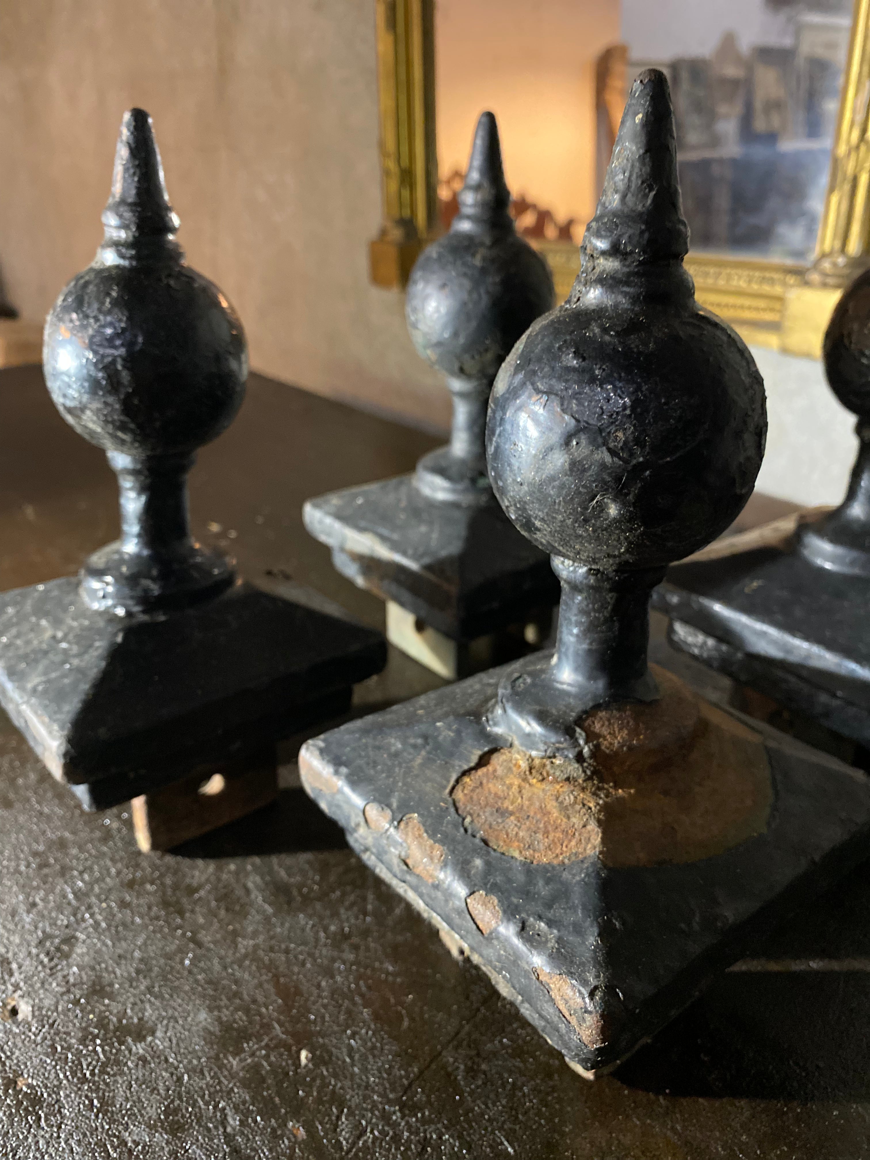 1870 Cast Iron Finials