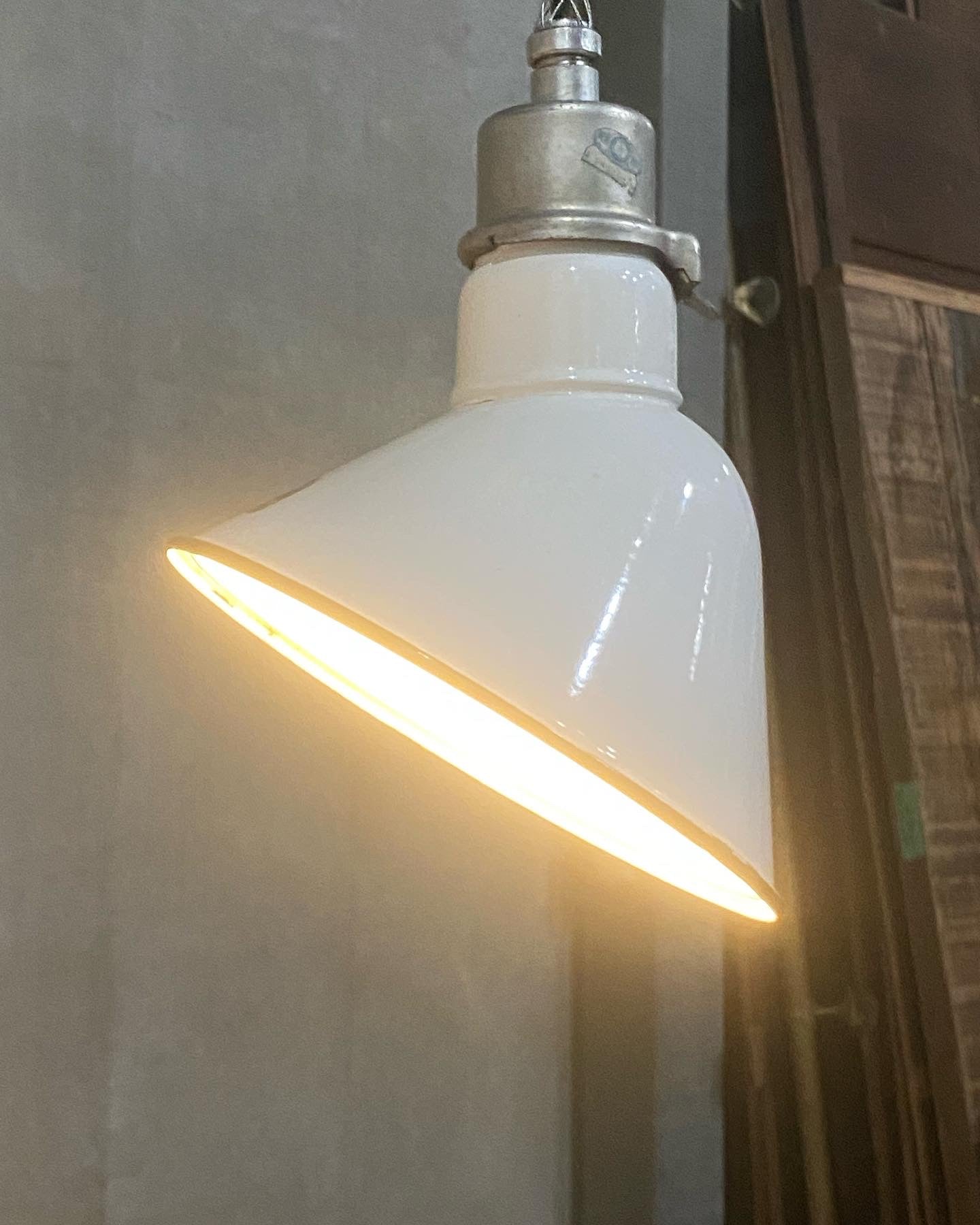 1930 Enamel Industrial Directional Light