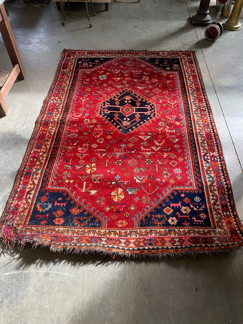 1950 Turkish tribal wool rug | Scott Landon Antiques and Interiors.